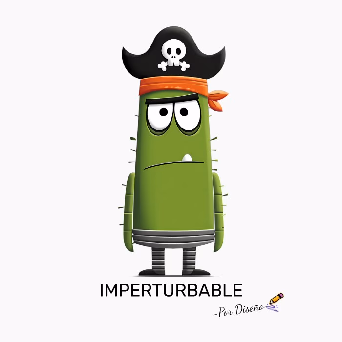 Pirata Verde Imperturbable Diseño Unisex para Niños y Jóvenes