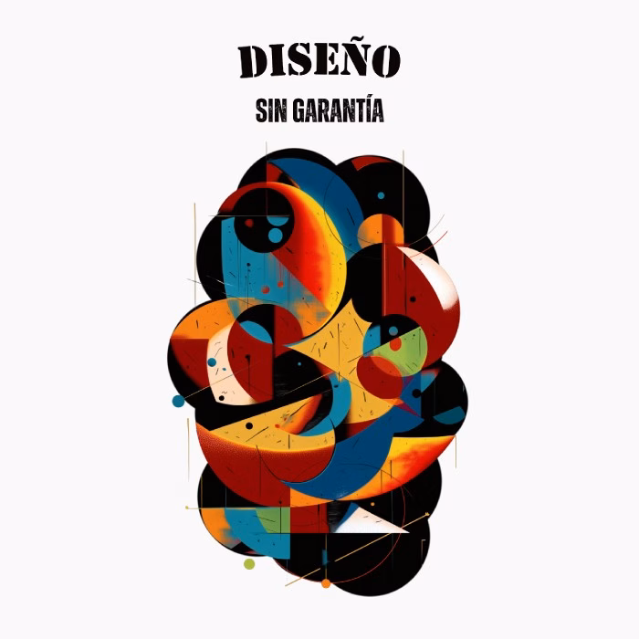 Arte geométrico abstracto, energía moderna minimalista