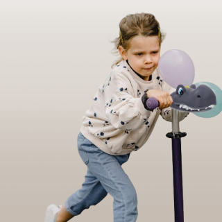 Accesorios para scooter de cabeza de dinosaurios