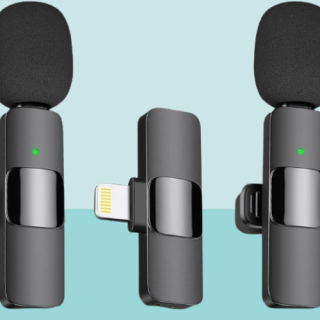 Micrófono de solapa Lavalier inalámbrico profesional iPhone