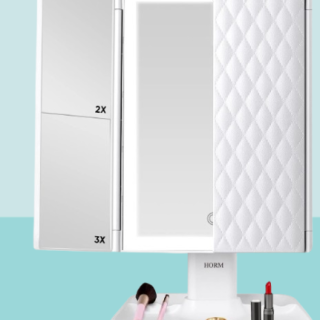 Espejo de maquillaje con luces – 3 modos de iluminación