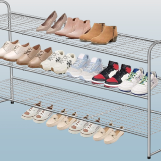 Zapatero largo de 4 niveles