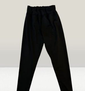 2 Leggings para mujer rosa margarita cintura elástica completa color negro talla 2XL