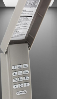 Teclado universal para apertura de puerta de garaje
