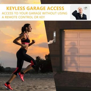 Teclado universal para apertura de puerta de garaje