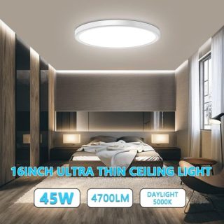 Paquete de dos luces LED de techo empotradas BLANCO