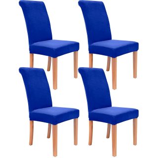 Fundas para silla de comedor elásticas Azul Rey