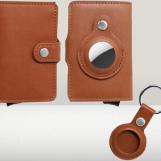 Cartera inteligente para hombre color café