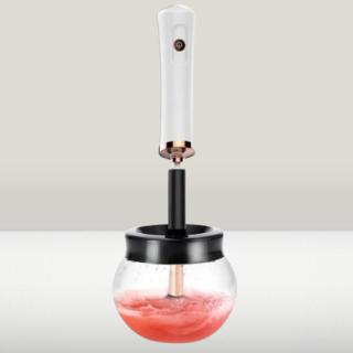 Juego de limpiador de brochas y secador de cepillo eléctrico