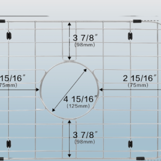 Protector de fregadero de acero inoxidable