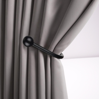 Gancho retro para ventana para decoracion del hogar negro