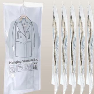 Bolsas de almacenamiento al vacío colgantes para ropa