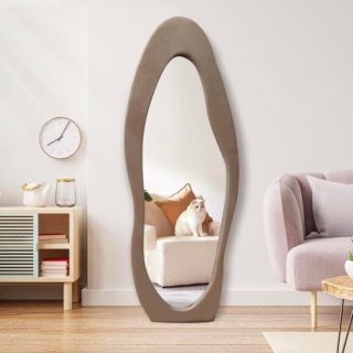 Espejo de pared irregular espejo asimetrico