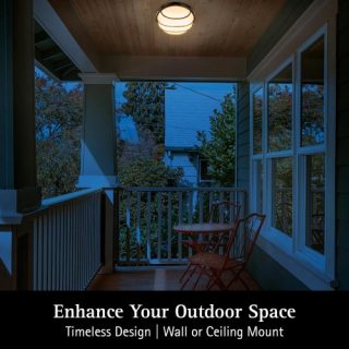 Lampara LED negra montaje empotrado para pared o techo