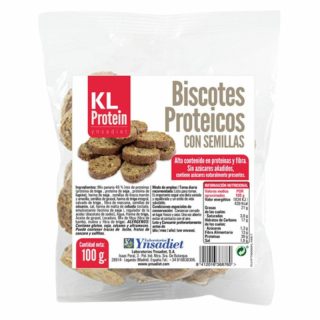 Ynsadiet Biscotes Proteicos con Semillas 100 Gramos