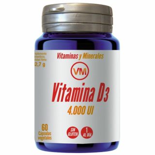 Ynsadiet Vitamina-D3 4000Ui 60 Cápsulas
