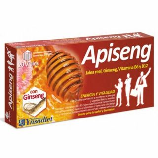 Ynsadiet Jalea Real Ginseng B6 y B12 20 Viales