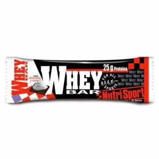 Nutri-sport Barrita Whey Bar Nata y Chocolate Proteinas Caja 12 Barritas