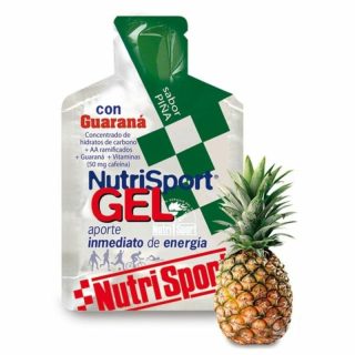 Nutri-sport Bebible en Gel con Guarana Sabor Piña Caja 24×40 Gramos