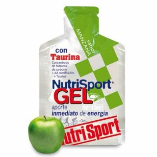 Nutri-sport Bebible en Gel con Taurina Sabor Manzana Caja 24×40 Gramos