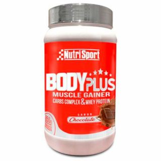Nutri-sport Bodyplus Muscle Gainer Sabor Chocolate Proteinas 850 Gramos