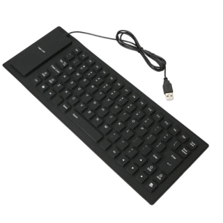 Teclado USB Flexible de silicona