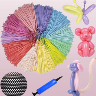 260 globos globos largos de látex de alta calidad