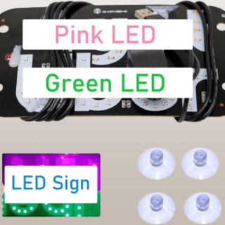 Letreros LED para automóvil en parabrisas calcomanías