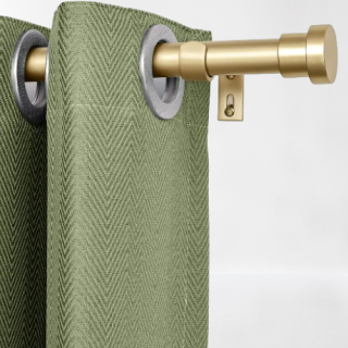 Barras de cortina de oro para ventanas de 48 a 84pulgadas