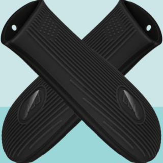 Funda de mango de hierro fundido de silicona resistente