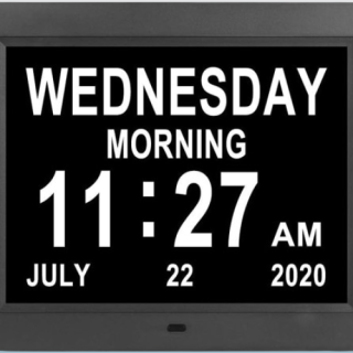 Reloj digital extra grande 8 opciones de alarma