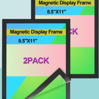 Soporte magnetico para letrero de pared