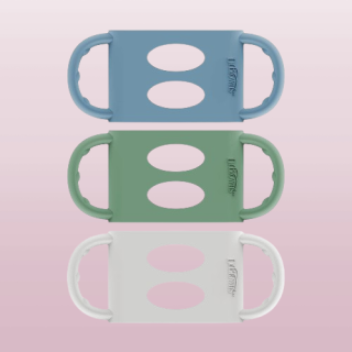 Manijas de biberon 100% de silicona cuello ancho