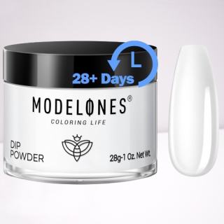 Polvo de inmersión transparente de uñas francesas