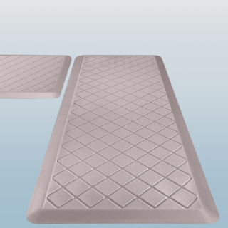 Tapete de cocina acolchado 2 unidades antifatiga / caqui