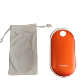 Calentadores de manos recargables color anaranjado