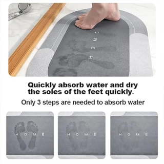 Tapete de baño superabsorbente de secado rápido