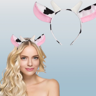 Diadema de orejas de vaca ideal para  halloween