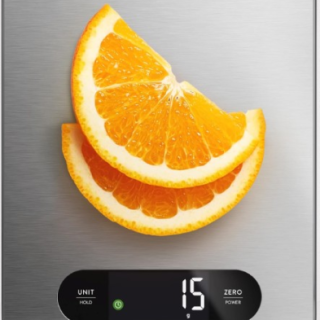 Báscula de alimentos de acero inoxidable pantalla LCD