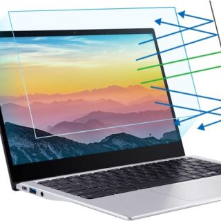 Paquete de 2 protectores de pantalla antiluz azul de 13.3&ampquot