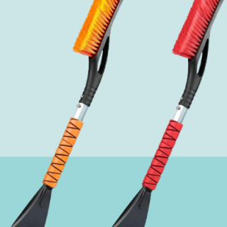 Rascador de nieve de aluminio de 27 pulgadas