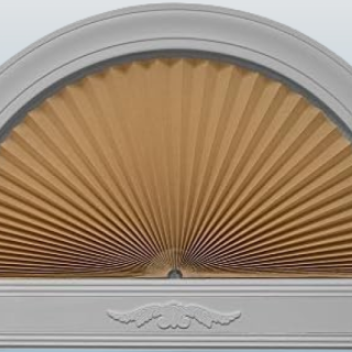 Persiana de tela de filtrado de luz plisada