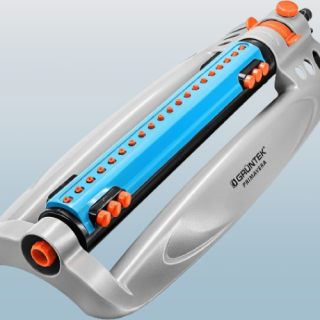 Aspersor oscilante para grandes areas de jardin y cesped