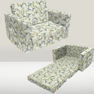 Sofá convertible 2 en 1 para niños