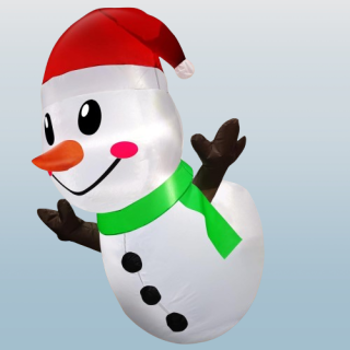 Decoración inflable de Navidad de 3.5 pies para exteriores