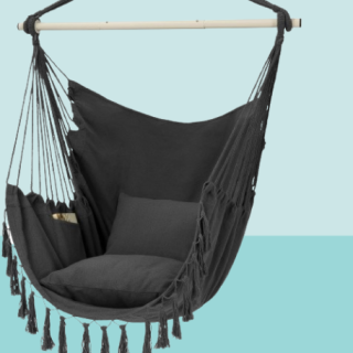 Silla hamaca colgante tipo columpio