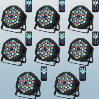 luz LED para escenario con control remoto