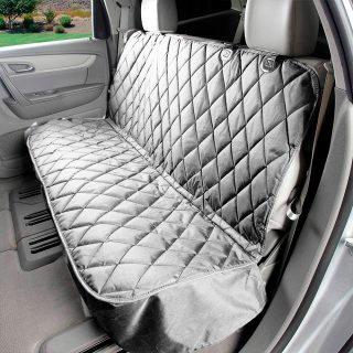 Protector Silla Carro Mascota Gris Trasera