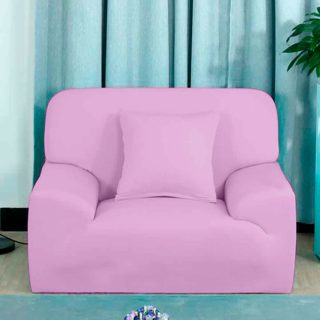 Funda ajustables para sofá 1 puesto Lila